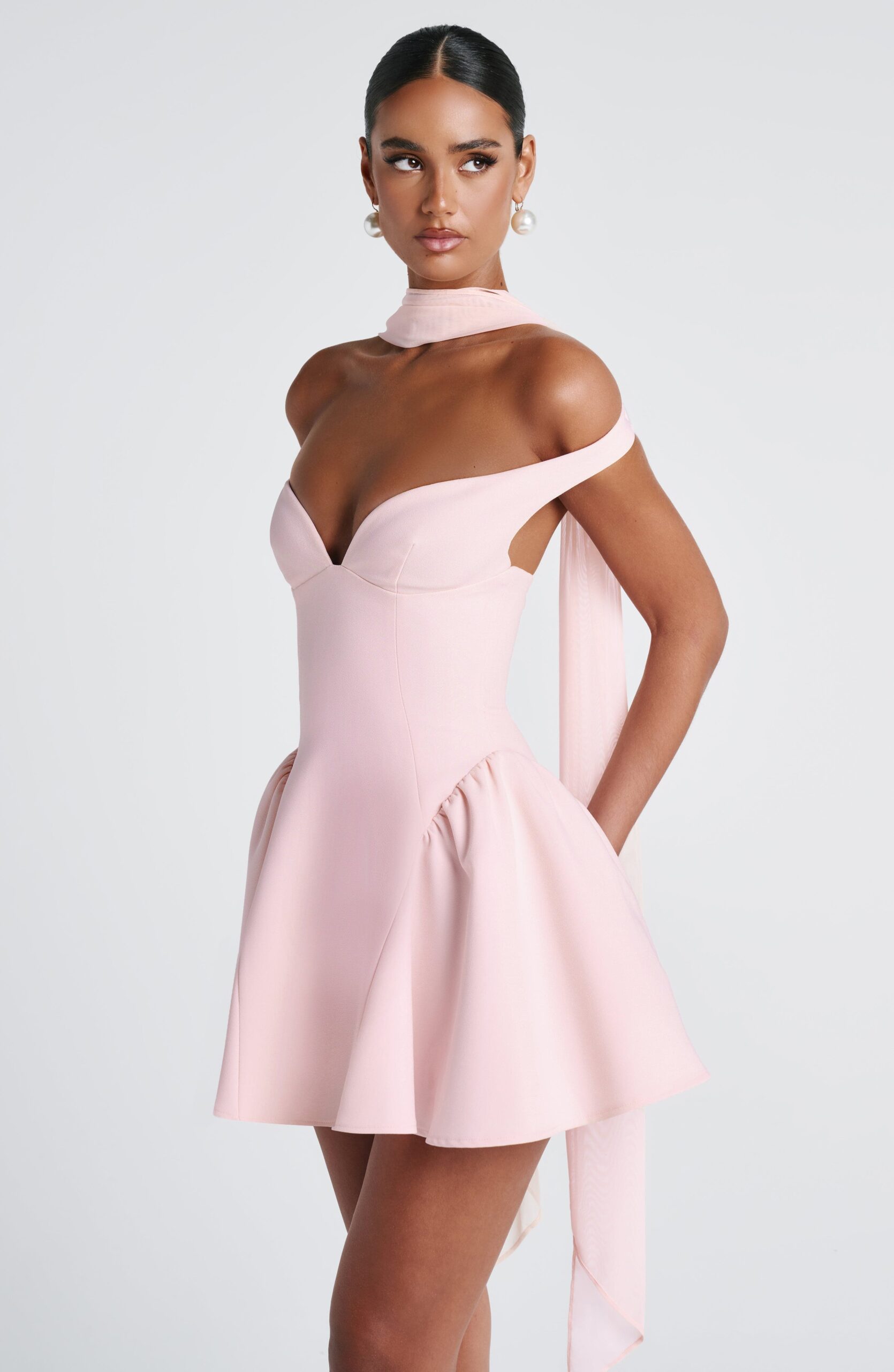 Lightweight Mesh Neck Scarf – Blush Fashion Accessory - Image 6