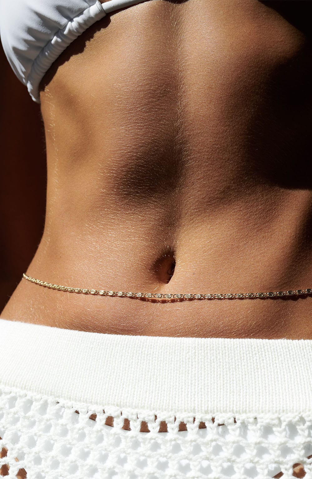 Elegant Gold Tone Waist Accessory for Swimwear - Image 3