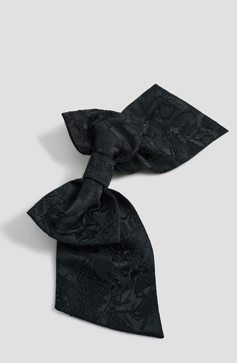 Floral Jacquard Hair Bow Clip for Women - Image 2